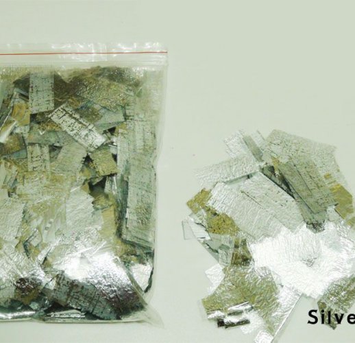 Silver Metalize Konfeti Kağıdı (1 Kg)